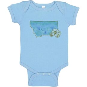 Taty Kids Watercolor Montana Baby Bodysuit