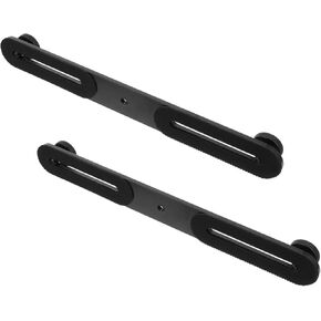 KESYOO 2Pcs Adjustable Double Mount Extension Bracket for Flash Shaped Camera Microphone Stand Durable Flash Extension Bracket for Photography and Videography