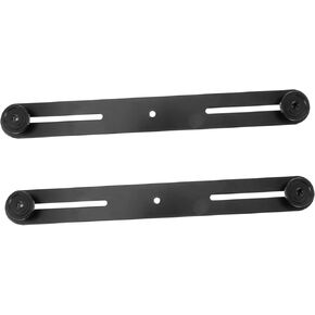 Milisten 2pcs Adjustable Flash Bracket - Pad Shape Double Mount Tripod for Microphone and Camera Design for Easy Positioning and Stability
