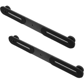 Yardwe 2pcs Shaped Flash Bracket Microphone Mount Extension Bar for Cameras Features Dual Mount Design Deep Screw Stability Easy Setup for Photography Videography
