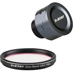 SVBONY SV105 Telescope Camera, 1.25 inch IMX307 CMOS Color Electronic Telescope Eyepiece Bundle with SV220 Telescope Filter