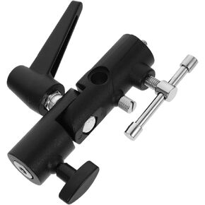 Adjustable Flash Bracket Mount for Light Stand Umbrella Clamp Adapter for Camera