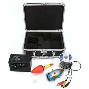 WiFi Wireless Underwater Fishing Camera with 1000TVL, 12 Infrared Lamps, Video Recording & Photo, 30M Cable, Supports 3 Devices Simultaneously(30m)