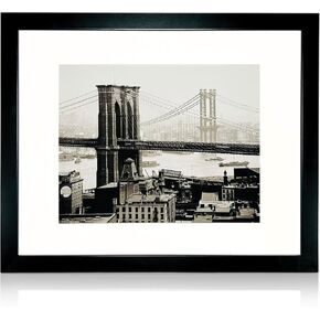 Iframe 18 "× 22" أسود مؤطر مدينة نيويورك كرايسلر بناء أفق طباعة الأعمال الفنية مؤطرة لديكور الجدار مع صور صور | NYC Skyline Wall Art | أبيض وأسود جدار جدار ديكور in Kuwait