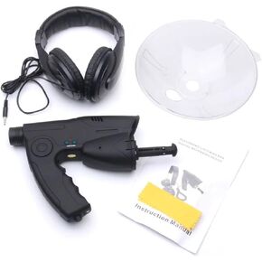 Parabolic Microphone Monoculars - Listening Device for Spying - 8 Magnification Monocular Sound Amplifier - 300 Feet Birds Listening