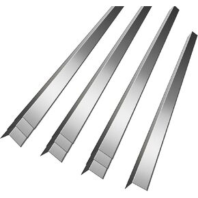 Silver Corner Guards for Walls 10-Pack Aluminum Alloy L-Shaped 1.2x1.2x48 Inch, 90°Angle Metal Wall Corner Protector- Durable Edge Protectors for Interior/Exterior Wall Protection & Decorative Trim