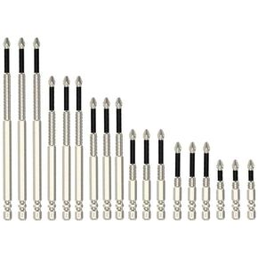 Saker Sakerplus Magnetic Screwdriver Drill Bit Set – High Torque, Anti-Slip, Multi-Length Bits (50mm–150mm), Compatible with Power & Manual Drivers (3 set)