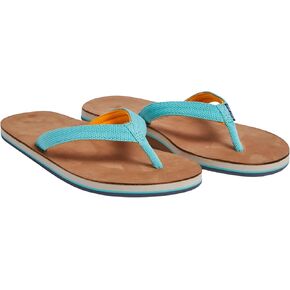 Hari Mari- Scouts- Women’s Nubuck Leather Flip Flops With Nylon Webbing Strap- No Break Ins, Firm Arch Support, and Beveled Edge to Reduce Tripping