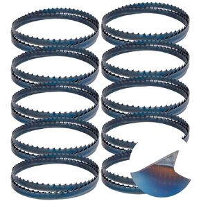 SabreTooth Blue Flex 167" Sawmill Bandsaw Blades 10 Pack - High-Perfomance Portable Sawmill Blades with 60-62 HRC Hardened Tooth Tips for Precision Sawing