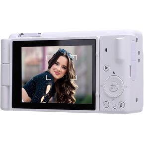 ciciglow 5K Digital Camera for Photography Autofocus, 2.8in 270° Flip Screen 80MP Compact Travel Camera for Teens with 18X Zoom, Instant WiFi Sharing