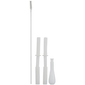 Lollacup Straw Replacement Kit - Includes 2 Straws, 1 Weight & 1 Cleaning Brushes - Made in USA - BPA/BPS/PVC/Phthalate Free - Dishwasher Safe