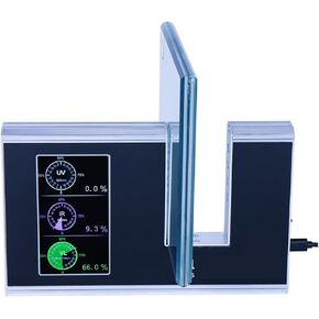 Window Tint Meter Light Transmittance 183 365nm UVT, 940nm IRT and VLT 47mm Measuring Thickness Laminated s High Precision for UV Measuring