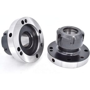 1pc ER16 ER50 ER25 ER32 125 ER40 Chuck 100mm 80mm Mini Flange Four Cartridge Collet Fixture Chuck for CNC Milling Lathe Tool(ER25-D100 (7 Hole))