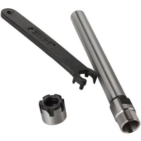 1Set C12 ER8 ER11 C12 ER16 ER20 ARBOR +1PCS KEY 100L 150L 200L COLLET Chuck Straight Shank 12mm ROD لمطحنة CNC (C12-ER16M-150L)