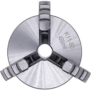 1PCS K11-80 3 Jaws Manual Lathe Chuck with Turning Machine Tools Accessories K11-80 3-Jaw Lathe Chuck Self-Centering Metal New Chuck