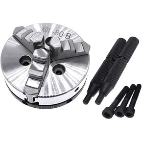 K01-50 Lathe Chuck Three Jaw M14*1 Connecting Rod for K01-50/63/80, 03-50/63 Self-Centering Mini DIY Metal Wood Lathe Tools Chuck(65-03)