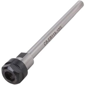 1pcs deep Processing CNC Straight Shank Extension Rod 8mm C8 ER8 C8 ER11 8MM Arbor Collet Chuck for CNC milling Cutter(C8-ER8M-150L)
