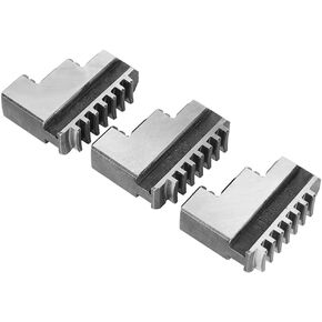 3 Pcs K11 125 External Jaw 5in Chuck 20CrMnTi High Strength Long Service Life Chuck Jaw for Lathe CN