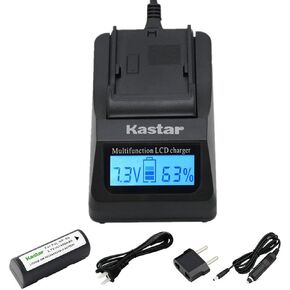 Kastar Fast Charger and Battery for Fujifilm NP-80 KLIC-3000 Fujifilm Finepix 1700z 2700 2900z 4800 Zoom 4900 6800 6900 MX-1700 MX-1700z MX-2700 MX-2900 MX-2900z MX-4800 MX-4900 MX-6800 MX-6900 DC4800