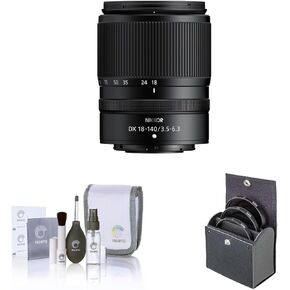 Nikon NIKKOR Z DX 18-140mm f/3.5-6.3 VR Lens, Bundle with ProOptic 62mm Digital Essentials Filter Kit, Cleaning Kit