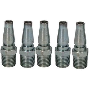 5PK Schrader Profile 17 Series Male Fitting 1/4" BSP Male Thread Air Line Hose