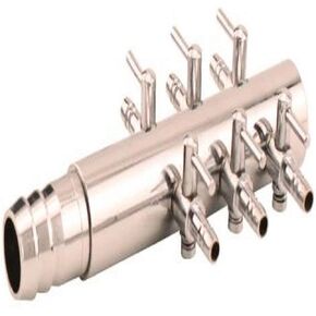 EcoPlus 6-Valve Air Manifold Trumpet Style 1/2" Inlet