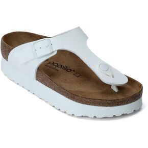 Birkenstock Women's Gizeh Platform Sandal White 37 M