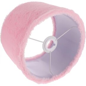 COHEALI Creative Plush Tabletop Lamp Shade Soft Rabbit Fur Ceiling Lamp Cover Elegant Replacement Lampshade for Bedside Living Single Pack