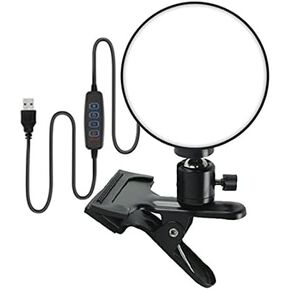 Selfie Ring Light with Stand 4 Inch Remote Control Circle Lamp with Camera Tripod Phone Holder Photography Lighting Live