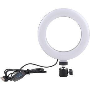 6 Inch Ring Light,Video Conference Lighting Kit LED Ring Light Selfie Ring Light Photography Lighting Selfie Light