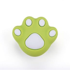 4 Colors Children's Drawer Cute Handle Knobs Protection Handle Silicone + Zinc Alloy Furniture Pulls Knobs Hardware Accessories - (Color: blue)