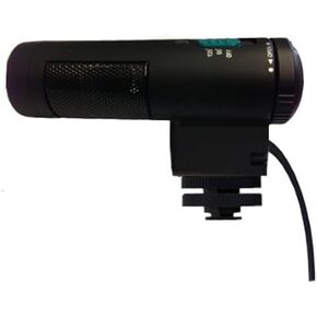 Stereo Microphone with Windscreen (Shotgun) for Panasonic HC-VX981K