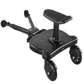2025 لوحة عربات جديدة مع مقعد قابل للفصل ، 2in1 Sit and Stroller Glider Glider لمعظم عربات العربات ، يحمل أطفالًا يصل إلى 55 رطلاً.