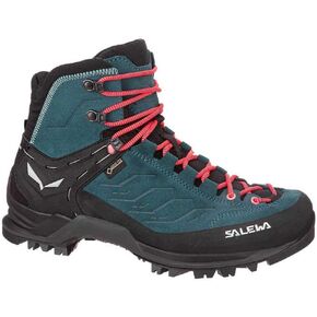 Salewa Women's Mountain Trainer Mid GTX Alpine Trekking Boot | Hiking, Alpine Climbing, Technical Approach | Gore-Tex Breathable Waterproof Protection, Vibram Sole, Durable Leather and Fabric Upper