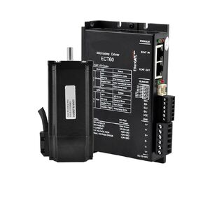 Rtelligent 23 Closed Loop Stepper Motor with 6A 24-80V DC Fieldbus Stepper Motor Driver for Computerized Numerical Control mechine(ECT60 with 57AM13ED)