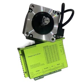 86mm 34 Closed Loop Stepper Motor 4.5N.M~12N.M with Stepper Driver Easy Servo Driver Encoder Cable Stepper Motor DriverKIT(T86 86AM85ED KIT)
