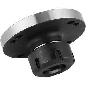 ER32 Collet Chuck,Premium Carbon Steel Material,high Strength and Hardness,More efficient,milling Machine,for CNC Lathe Tool with Backplate for use on Lathe or as Fixture on (ER32-80mm)