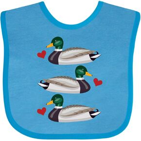 Inktastic Mallard Ducks Baby Bib