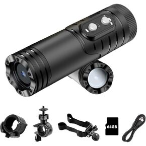 WiFi Helmet Camera, HD 1080P Bike Motorcycle Helmet Camera, IP66 Waterproof Action Camera for Cars, Bicycle, Motorbike & Sports Helmet (with 128G Card) in Kuwait