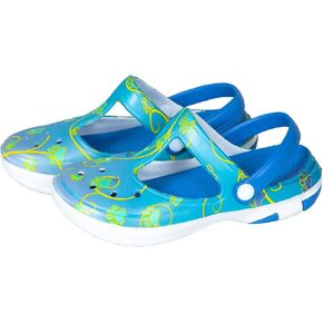 GreaterGood Multicolored Mary Jane Clogs Lightweight EVA Slip On Shoes Moveable Strap Quick Dry Garden Water Resistant Gifts for Women