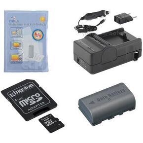 JVC Everio GZ-MG230 Camcorder Accessory Kit Includes: SDBNVF808 Battery, SDM-180 Charger, ZELCKSG Care & Cleaning, N66520 Memory Card