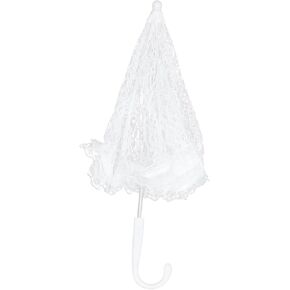 Lace Parasol Umbrella for Weddings Elegant Bridal Photography Prop Romantic Decor for Vintage Themes Stylish Wedding Accessory Not for Rain Use