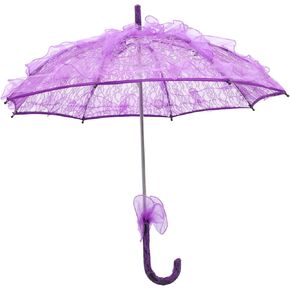 Lace Parasol Umbrella for Weddings and Events Elegant Decorative Bridal Umbrella Photography Prop for and Themed Parties