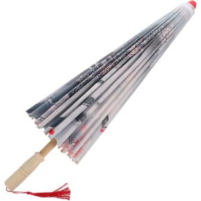 1pc Ancient Style Umbrella Elegant Stage and Photography Prop for Dance Asian Themed Events and Home Decoration Beautifully Patterned Design Versatile Use