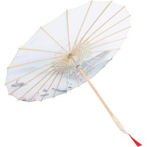 VALICLUD 1pc Beautiful Style Oil Umbrella for Photography Home Decoration Patterns Durable Cloth Materials for Themes Weddings