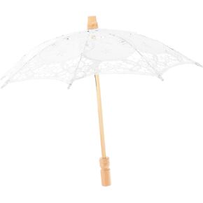 Handheld Lace Flower Umbrella Wedding Umbrellas Vintage Style for Photo Shoots