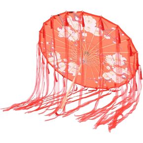 BESPORTBLE Japanese-style Silk Umbrella for Photography and Decor Elegant Windproof Parasol for Festivals Stage Settings and Home Decoration
