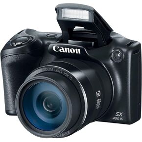 Canon PowerShot SX400 Digital Camera 16.0 Megapixel sensor with 4x Digital and 30x Optical Zoom (24-720mm) and 24mm Wide-Angle lens(Renewed)