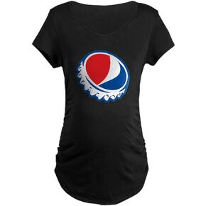 CafePress Pepsi Modern Women's Maternity T Shirt Women's Maternity Ruched Side T-Shirt