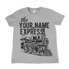 Kids Train T Shirt, Train Birthday Shirt, Personalized Gifts, Steam Engine Kids Tshirt, Summer Shirts for Kids, Toddlers, Baby, Newborn